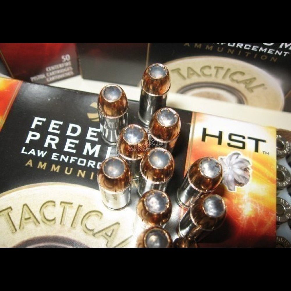 40 S&W HST (Hydra Shok Technology) Federal 500 Rds - Image 3