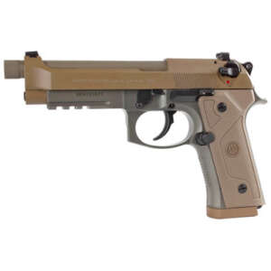 Beretta, M9A3, Semi-automatic Pistol, 9MM, 5.2" Threaded Barrel, Alloy Frame, Flat Dark Earth, Tritium Night Sights, Ambidextrous Safety, 3 Magazines, 17 Rounds, w/ Rail