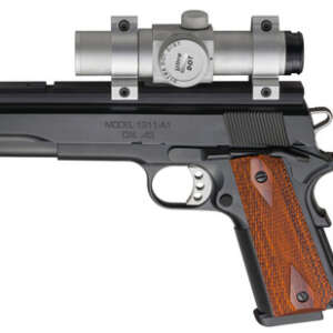 1911 Bullseye Wadcutter Handgun .45 ACP Black