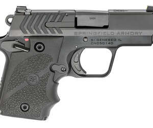 911 3″ 9mm Handgun W/ Sa Rubber Grips – Nitride