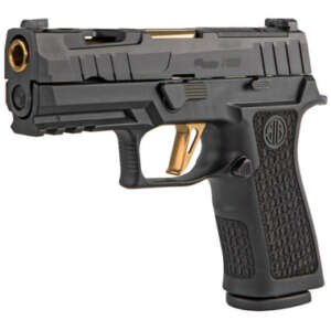 Sig Sauer P320 Spcetre Compact 9mm 3.9" Barrel X series Gold Flat Skeleton Trigger Pistol