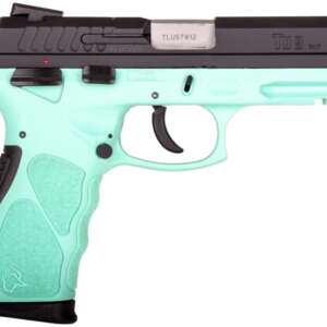 Matte Black /Cyan 9mm Luger Full Size 17 Rds.
