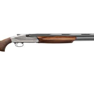 828 U 12 Gauge Shotgun with Satin Walnut Stock and Engraved Nickle Plated Receiver