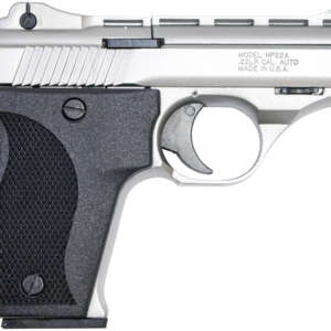 HP22 22LR Rimfire Pistol with Satin Nickel Finish