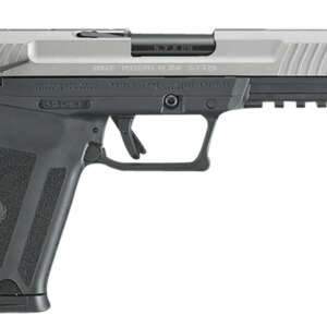 Ruger-57 5.7x28mm Pistol with Savage Silver Cerakote Slide