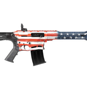 Boss-25 12 Gauge AR Style Semi Auto Shotgun with American Flag Finish