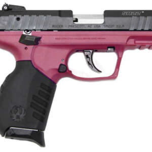 SR22 22LR Rimfire Pistol with Raspberry Grip Frame