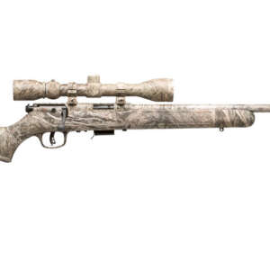 93R17 XP Camo Brush 17 HMR Bolt Action Rimfire Rifle Package with Scope