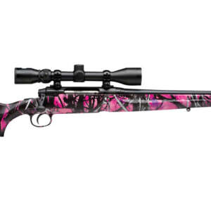 Axis XP Youth 223 Rem Bolt Action Rifle with Muddy Girl Stock and Scope