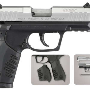 SR22 22LR Rimfire Pistol with Silver Anodized Slide