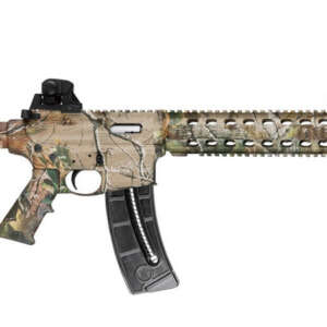 MP15-22 22 LR Semi-Auto Rimfire Rifle with Realtree APG HD Camo Stock