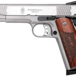 SW1911 E-Series 45 ACP Satin Stainless Centerfire Pistol