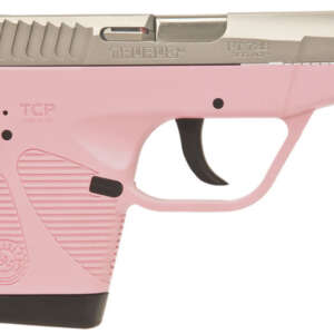 PT-738 TCP 380ACP Compact Pink Pistol with Stainless Slide