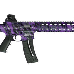 MP15-22 22 LR Purple Platinum Semi-Auto Rimfire Rifle