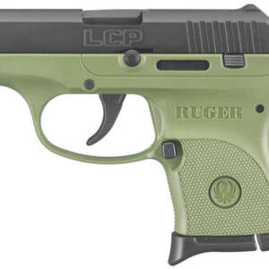 LCP 380ACP Centerfire Pistol with OD Green Grip Frame