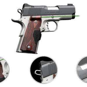 Ultra Crimson Carry II 45 ACP 1911 Pistol with Green Crimson Trace Lasergrip