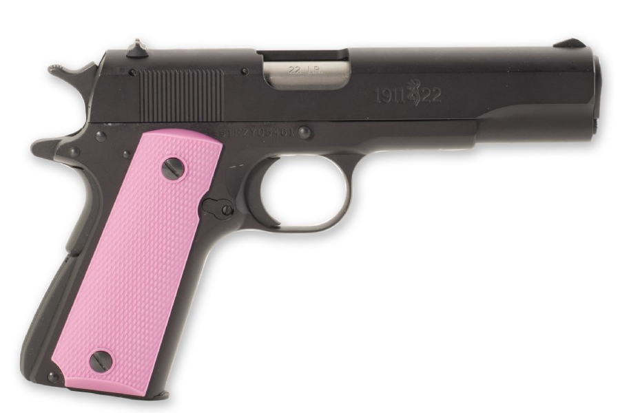 1911-22 22LR Compact Rimfire Pistol with Pink Grips