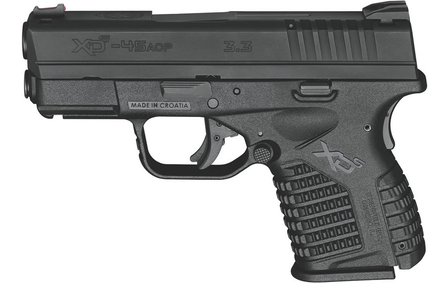 XDS 3.3 Single Stack 45ACP Black