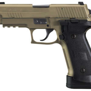 P226 Tactical Operations 9mm FDE Centerfire Pistiol with Night Sights