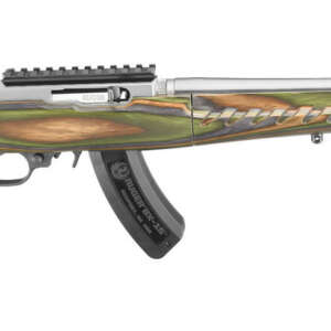 Stainless 22 Charger Takedown 22 LR with Green Mountain Laminate Stock