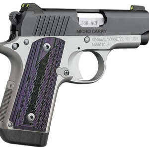 Micro Carry Advocate 380 Auto with Purple G10 Grips