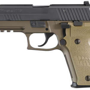 P229 Combat 9mm Luger with Night Sights and FDE Frame