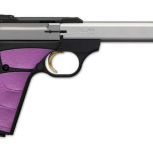Buck Mark Plus 22LR Stainless Steel with Fuchsia Grips