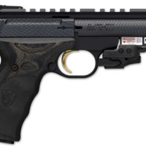 Buck Mark 22LR Black Label Rimfire Pistol with Carbon Fiber Finish and Laser