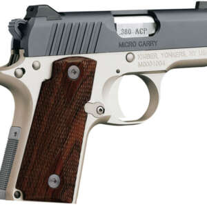 Micro Carry Rosewood Two-Tone 380 Auto Carry Conceal Pistol