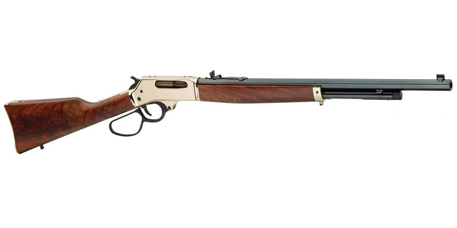 .45-70 Lever Action Rifle with Brass Receiver