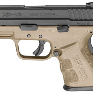 XD Mod.2 40 SW Sub-Compact Flat Dark Earth (FDE) with GripZone