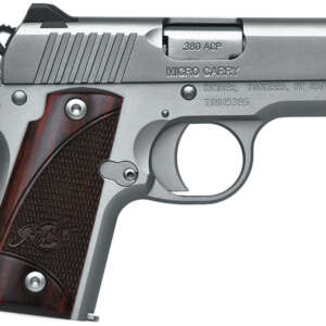 Micro Stainless Rosewood .380 ACP Carry Conceal Pistol