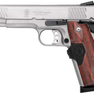 SW1911 CT E-Series 45ACP Stainless Pistol with Crimson Trace Lasergrips