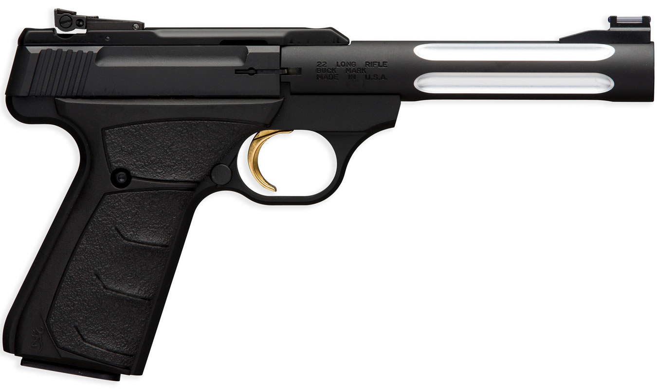 Buck Mark Black Fluted Lite 22 LR Rimfire Pistol