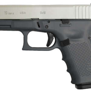 19 Gen4 9mm 15-Round Pistol with Battleship Gray Cerakote Frame