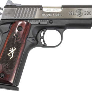 1911-380 Medallion Pro Compact 380 ACP with Checkered Rosewood Grips