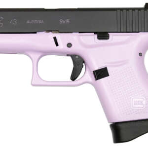 43 9mm Single Stack Pistol with Natalie Pink Frame