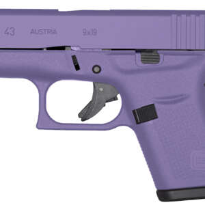 43 9mm Single Stack Pistol with Royal Purple Cerakote Finish