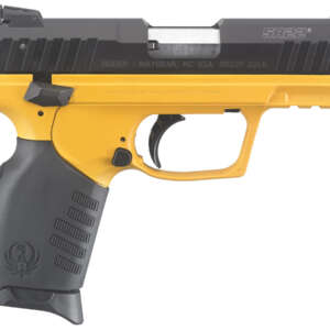 SR22 22LR Rimfire Pistol with Contractor Yellow Grip Frame
