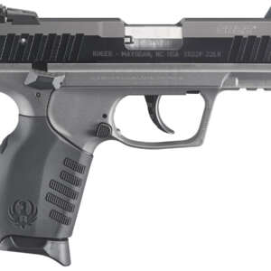 SR22 22LR with Tungsten Cerakote Grip Frame and Fiber Optic Sight