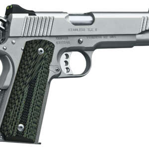 Stainless TLE II 45 ACP with Night Sights