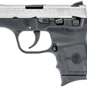 MP Bodyguard 380 Carry Conceal Pistol with Matte Silver Custom Machine Engraved