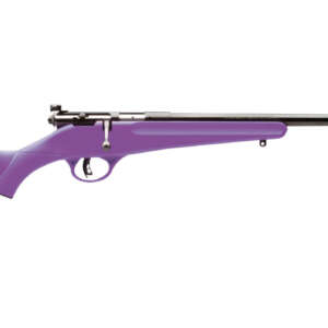 Rascal Youth 22 Cal Bolt-Action Rimfire Rifle with Purple Stock