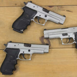P220 ST 45 ACP Stainless Police Trade-in Pistols with 3 Mags (Fair Condition)