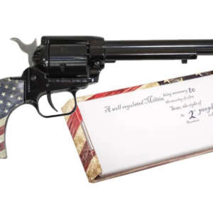 Rough Rider 22LR Rimfire Revolver with 6.5 inch Barrel and US Flag Grips