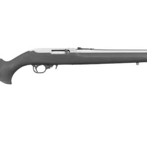 10/22 22LR Stainless Rimfire Rifle with Fiber Optic Sights and Threaded Barrel