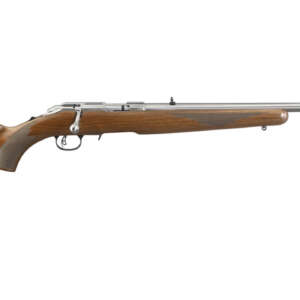 American Rimfire Rifle 22 WMR with Stainless Barrel and Wood Stock