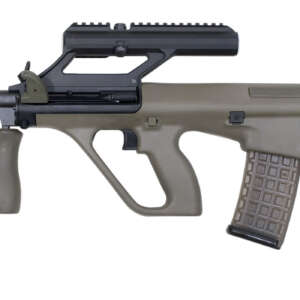 Aug A3 M1 5.56mm Bullpup Rifle with 3x Optic and Green Stock
