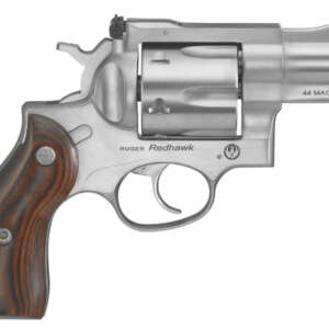 Redhawk 44 Rem Mag Double-Action Revolver with Hardwood Grips