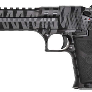 Desert Eagle 44 Mag Full-Size Black Pistol with Tiger Stripes